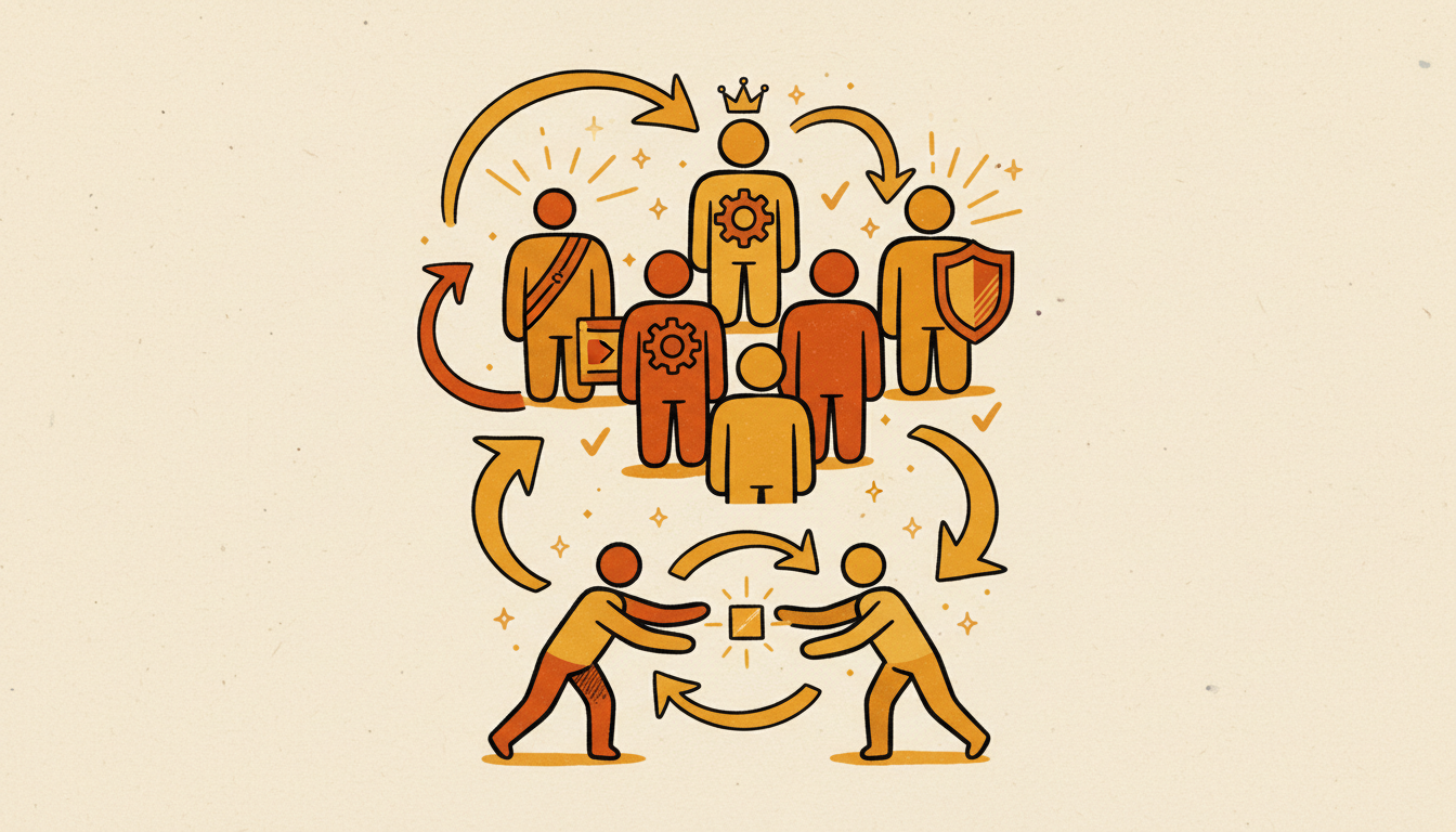 Sistemas multi-agente: roles, orquestación y hand-offs