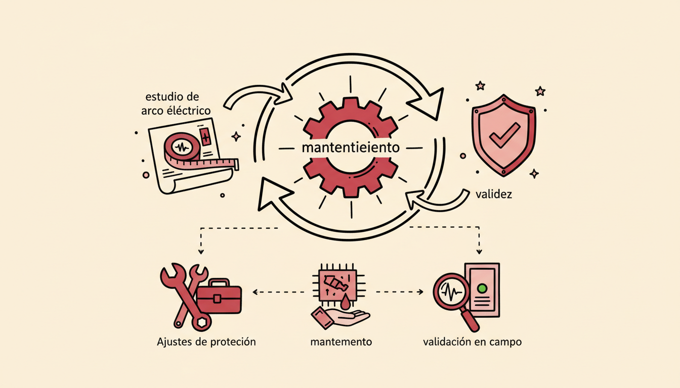 El rol del mantenimiento en la validez del estudio de arco eléctrico