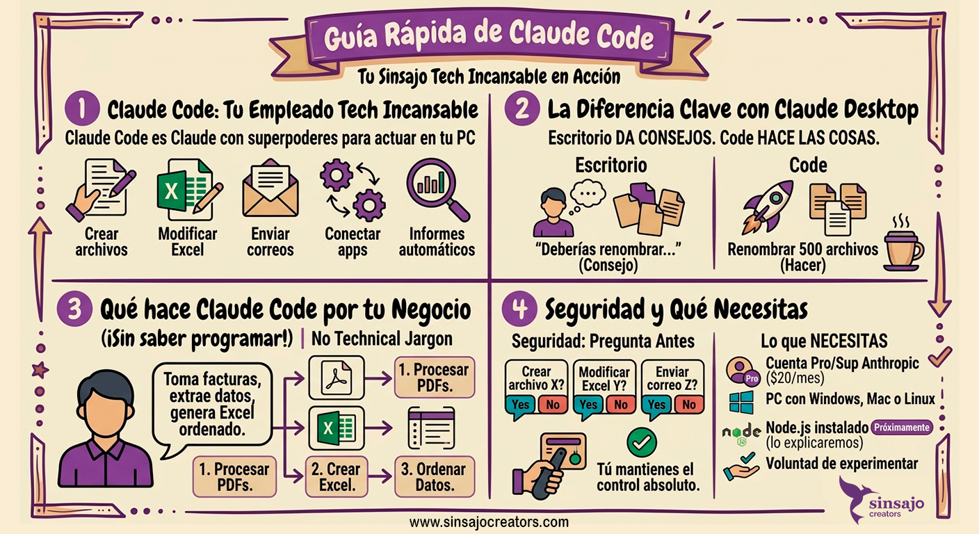 Resumen de la Lección: Qué es Claude Code (sin jerga técnica)