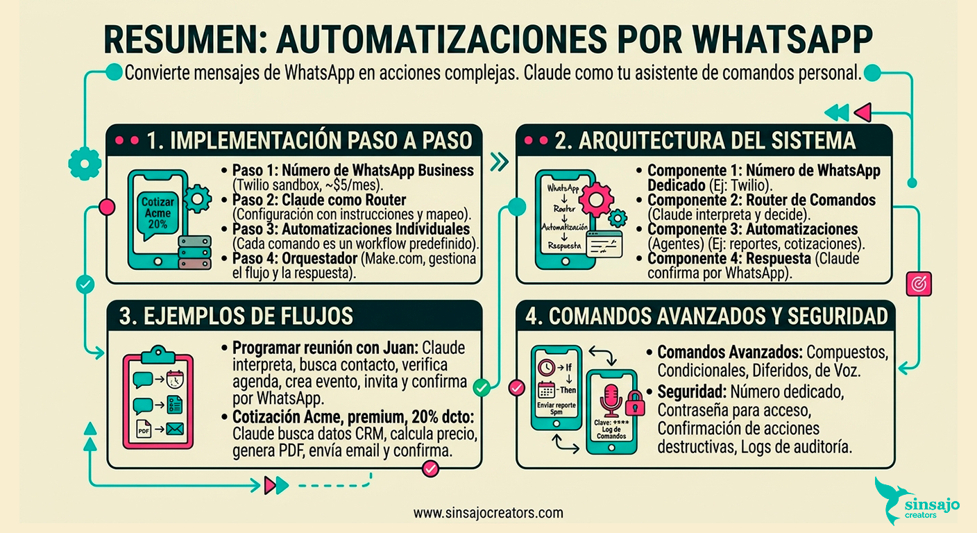 Resumen de la Lección: Disparar workflows por mensaje
