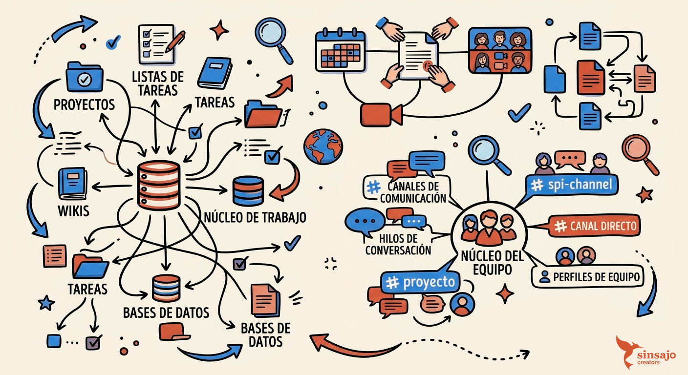 Notion, Slack y herramientas de equipo