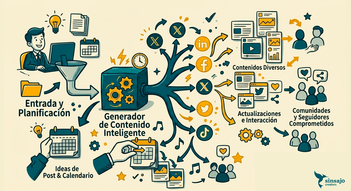 Redes sociales sin esfuerzo