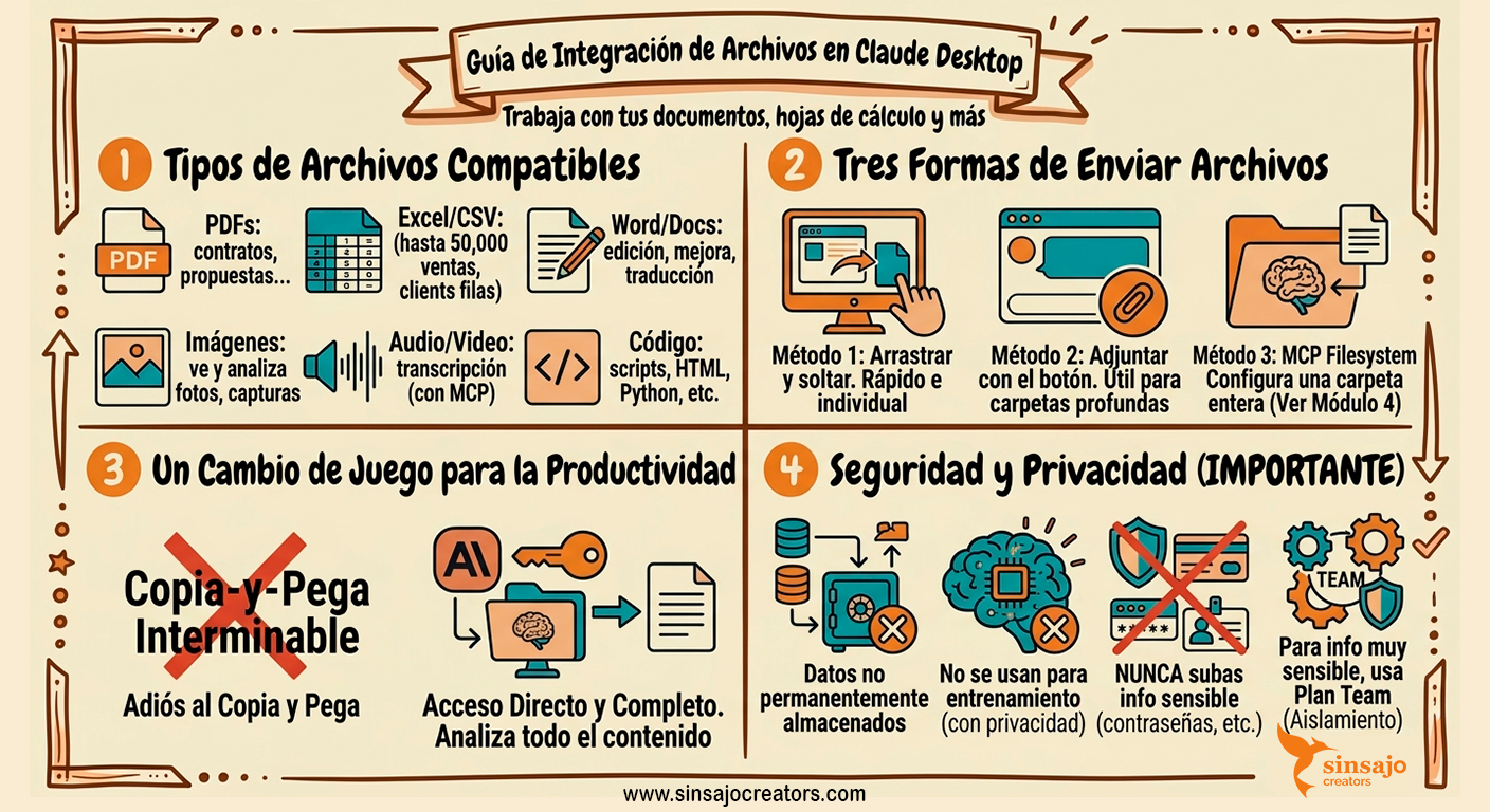Resumen de la Lección: Integración con tus archivos locales