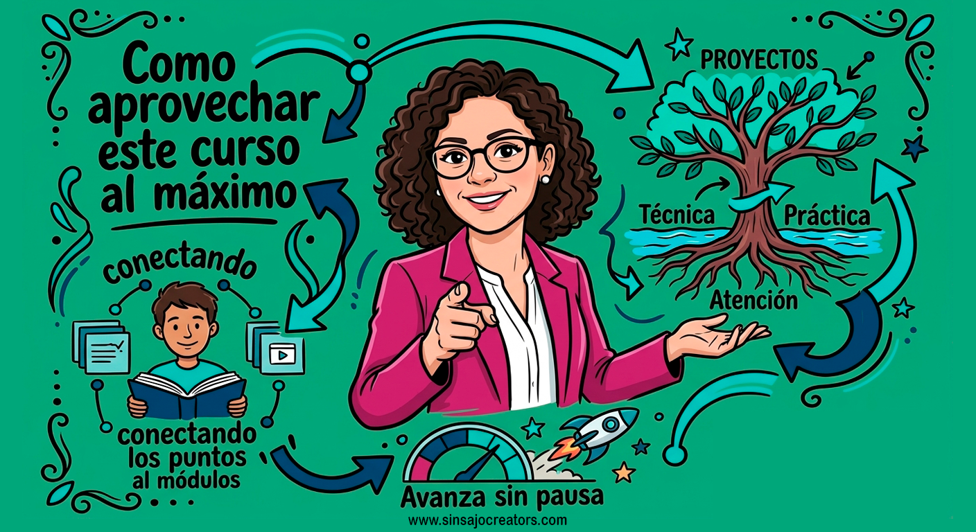 Gio sketch note dando consejo directo al estudiante, senalando con gesto didactico y amigable