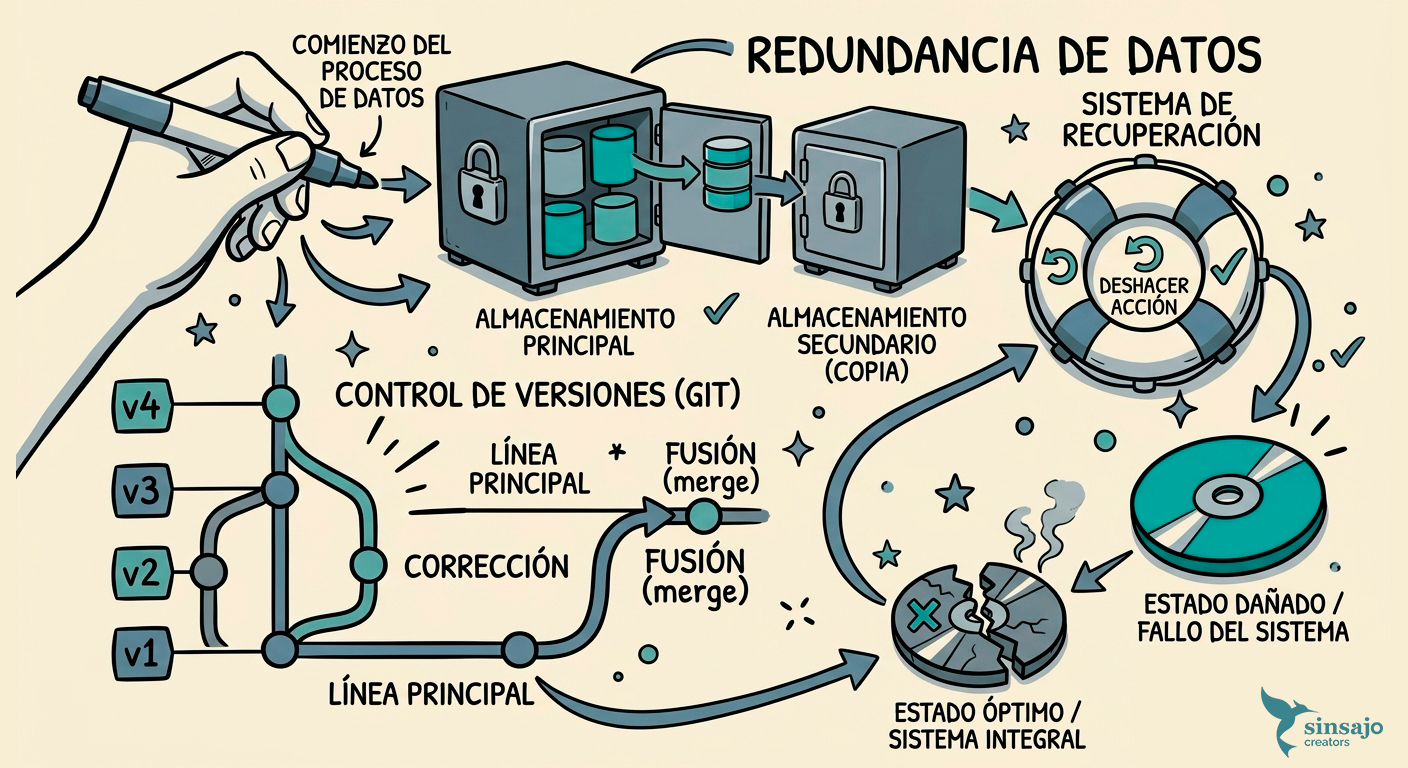 Backups, control de versiones y recuperación