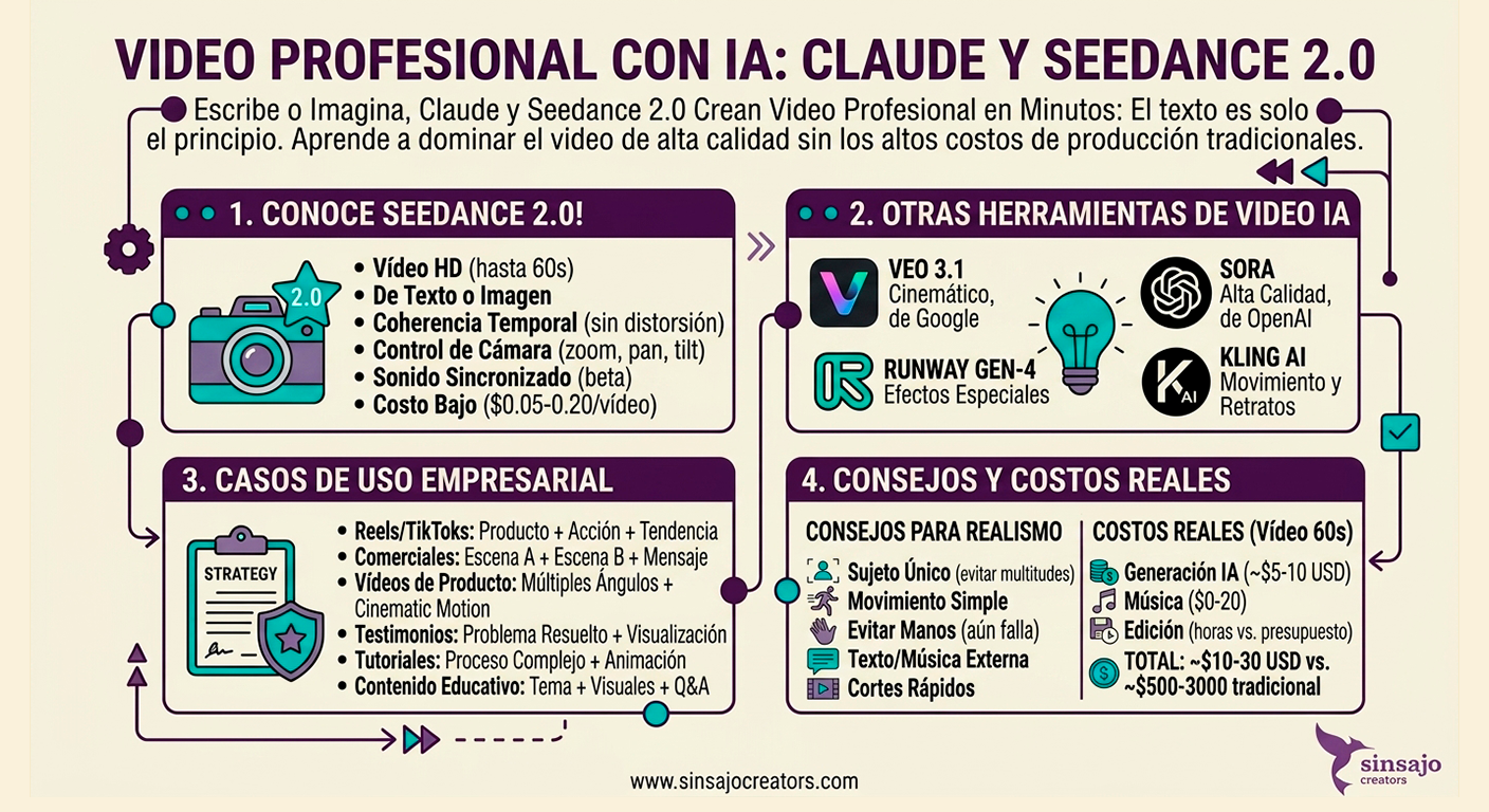 Resumen de la Lección: Video con Claude y Seedance