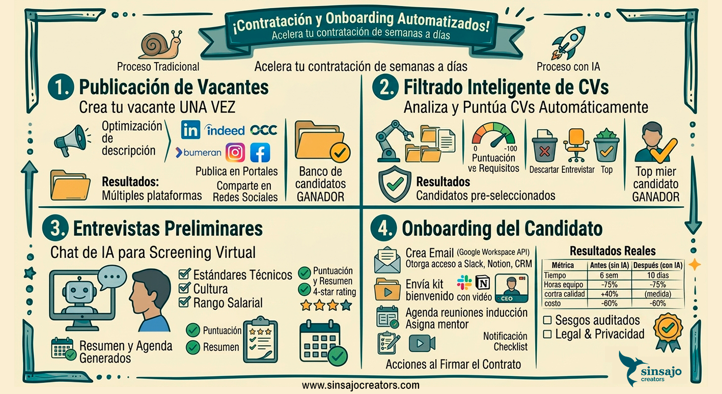Resumen de la Lección: RRHH: contratación y onboarding automático