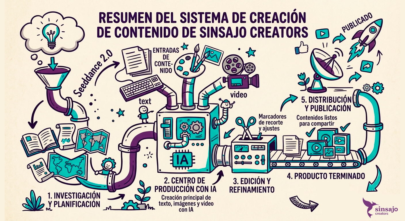Pipeline completo: de idea a contenido publicado