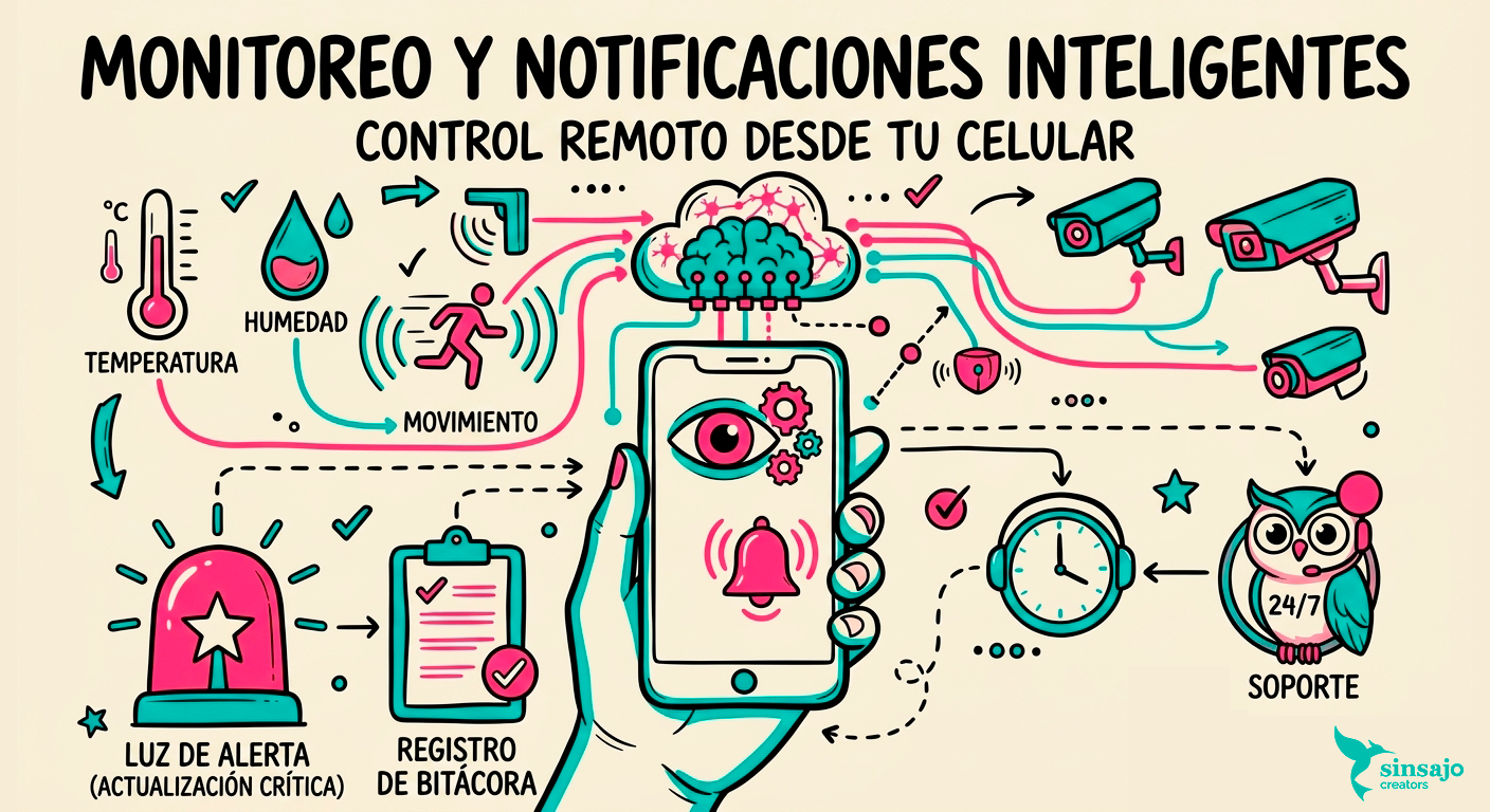 Monitoreo y notificaciones inteligentes