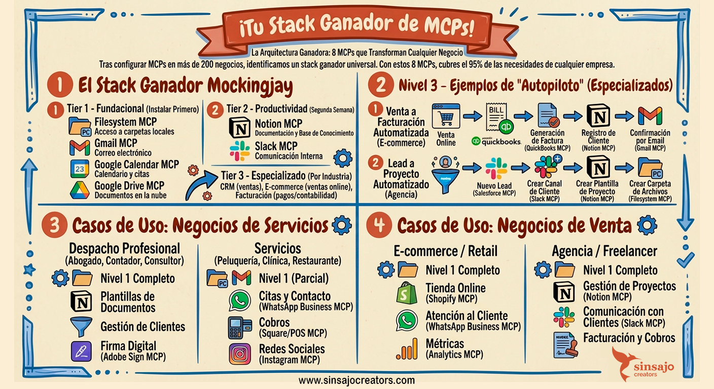 Resumen de la Lección: Tu stack de MCPs ganador