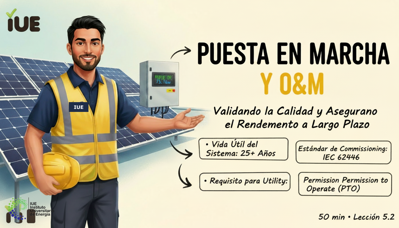Puesta en Marcha (Commissioning) y O&M
