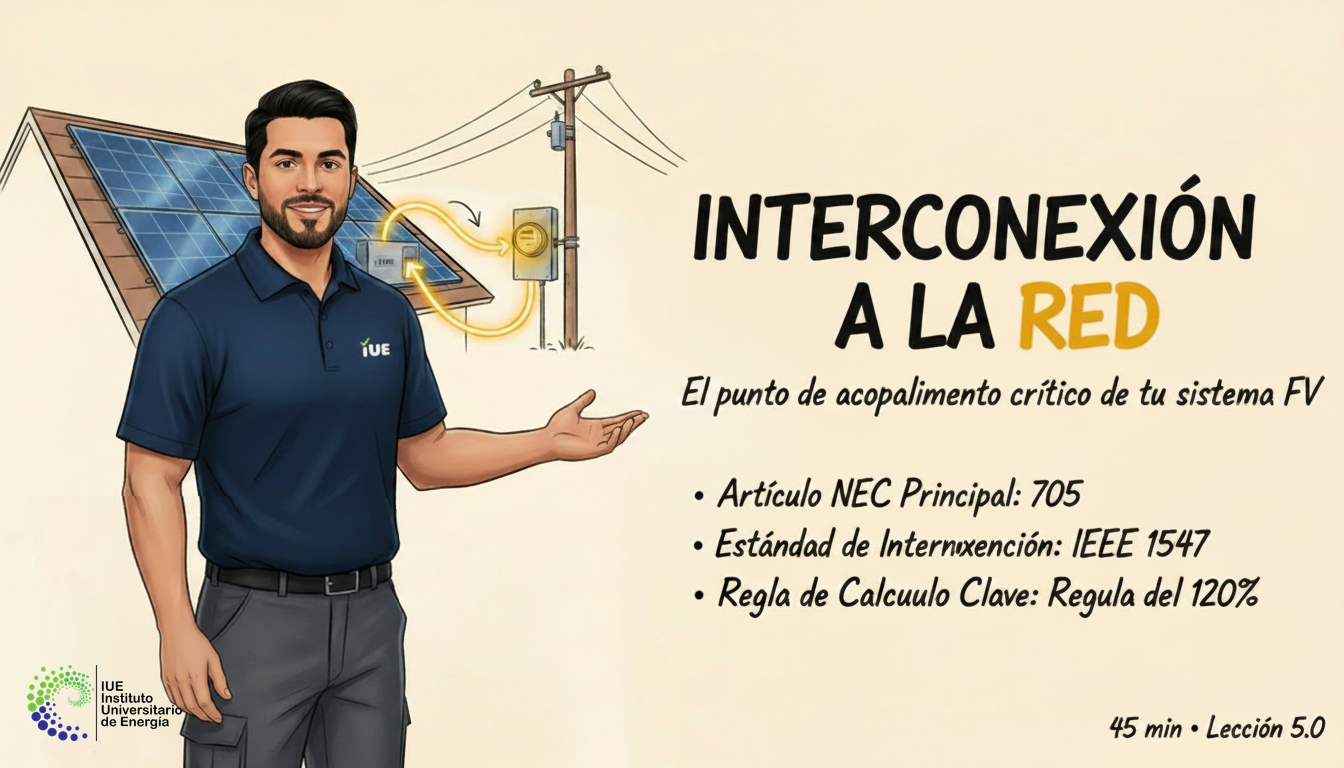 Interconexión a la Red (Punto de Acoplamiento)