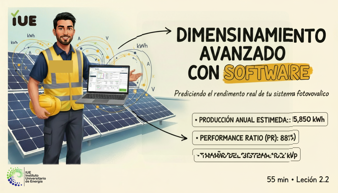 Dimensionamiento Avanzado con PVWatts y Software