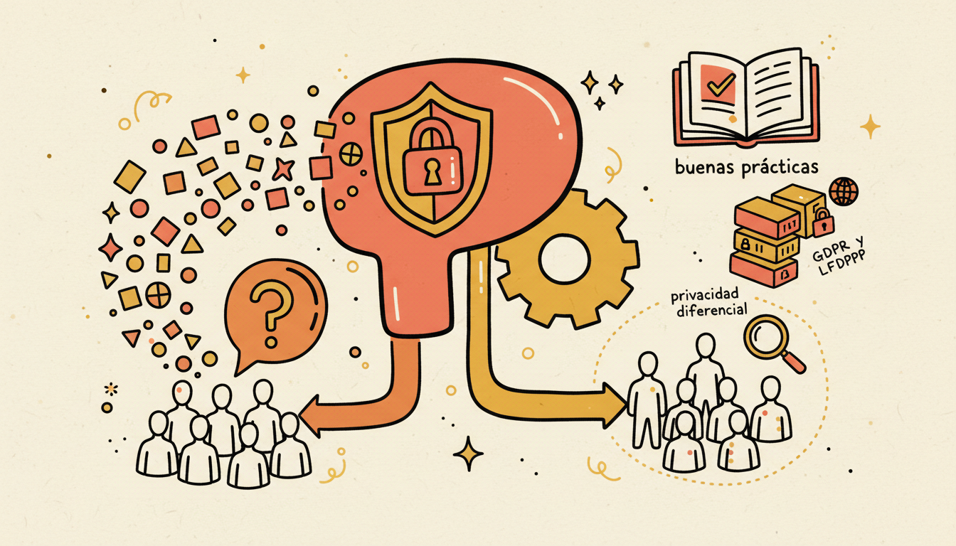 Privacidad por diseño: anonimización y privacidad diferencial