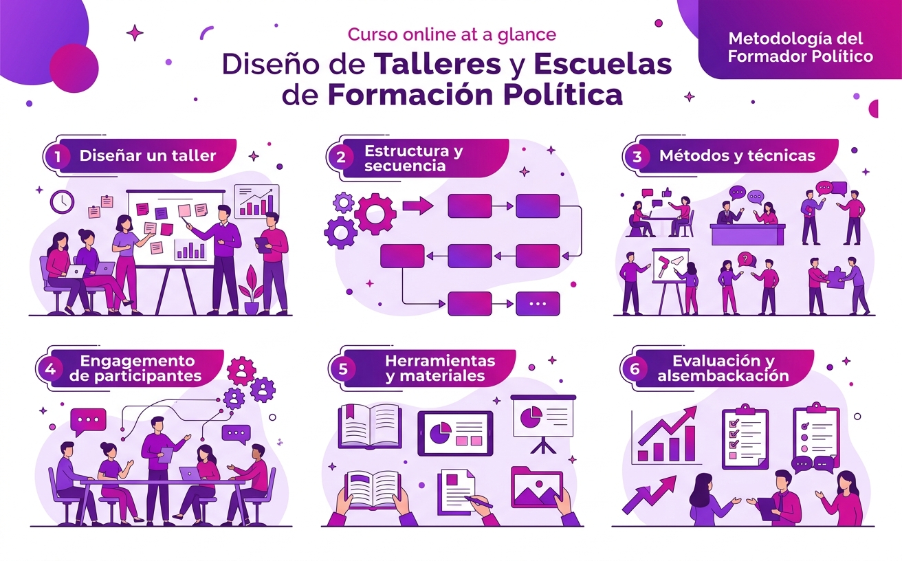 Resumen de la Lección: Diseño de Talleres y Escuelas de Formación Política