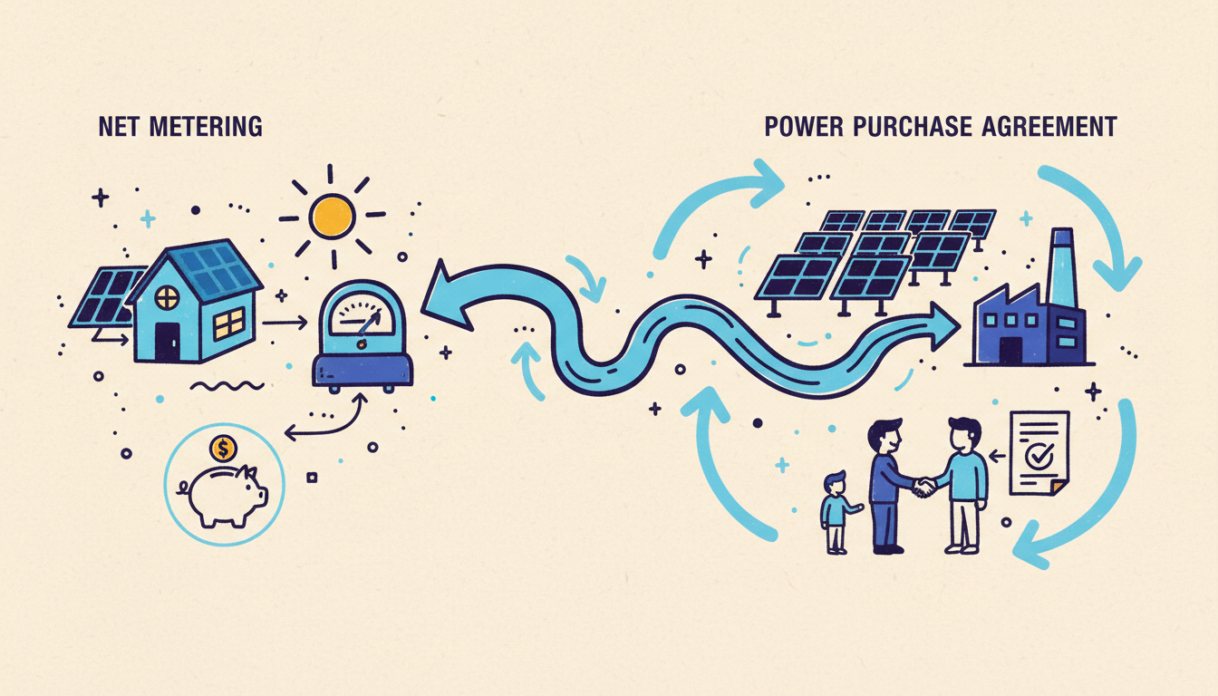 El modelo de negocio: del Net Metering al Power Purchase Agreement