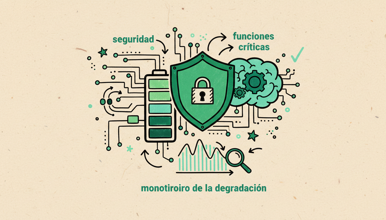 El BMS: funciones críticas, seguridad y monitoreo de la degradación