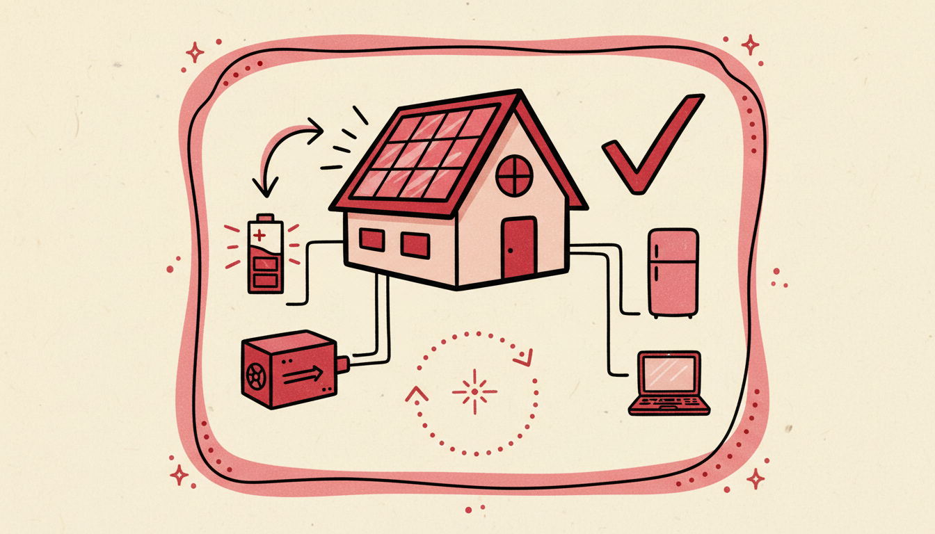 Caso de estudio: diseño completo de un sistema off-grid residencial