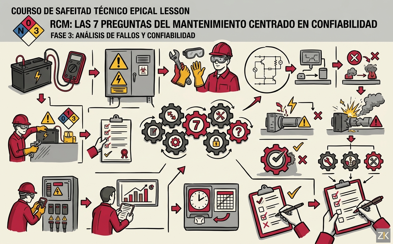 RCM: Las 7 Preguntas del Mantenimiento Centrado en Confiabilidad
