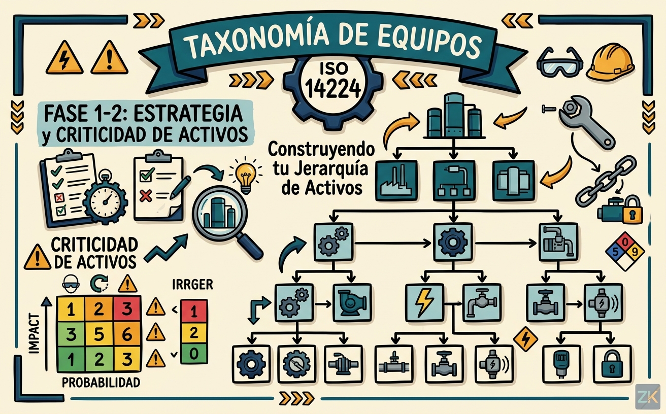 Taxonomía de Equipos ISO 14224: Construyendo tu Jerarquía de Activos