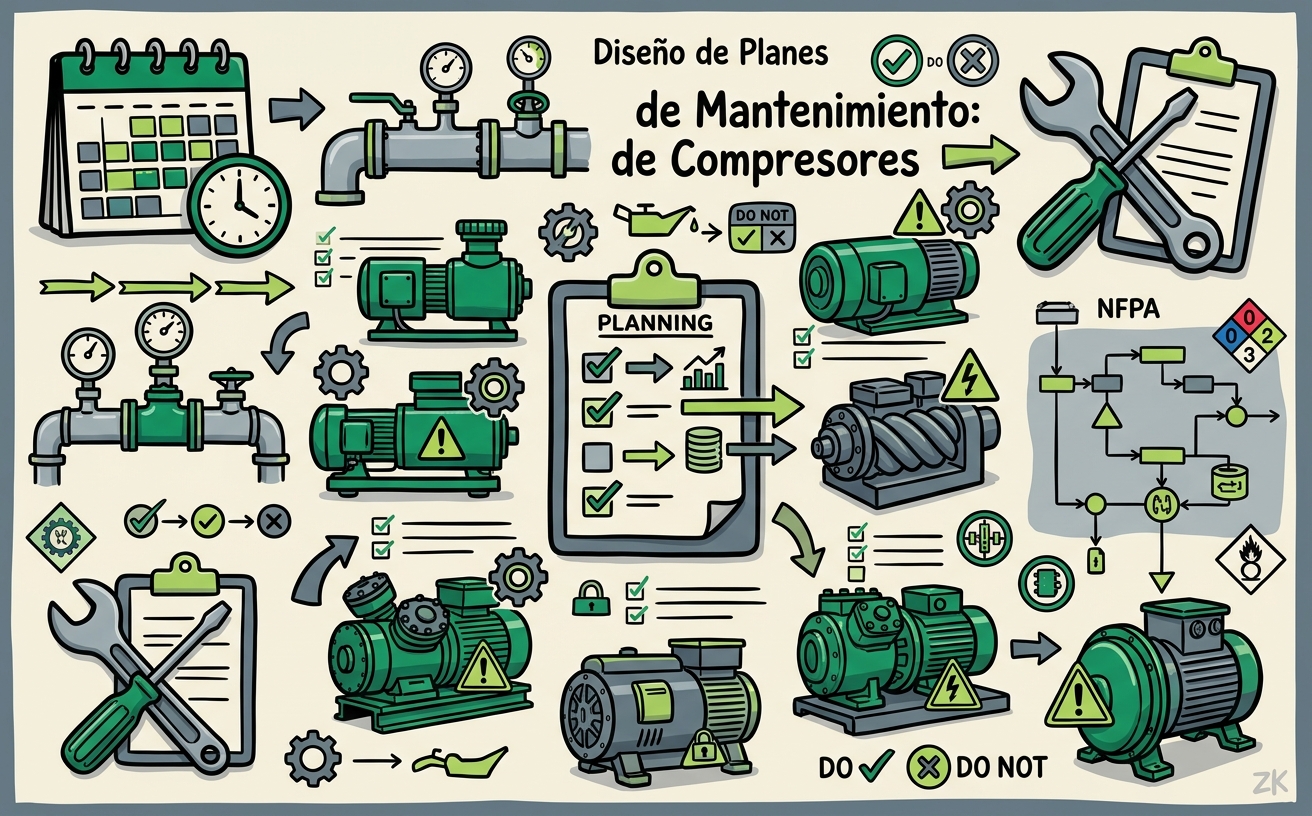 Diseño de Planes de Mantenimiento: Caso Flota de Compresores