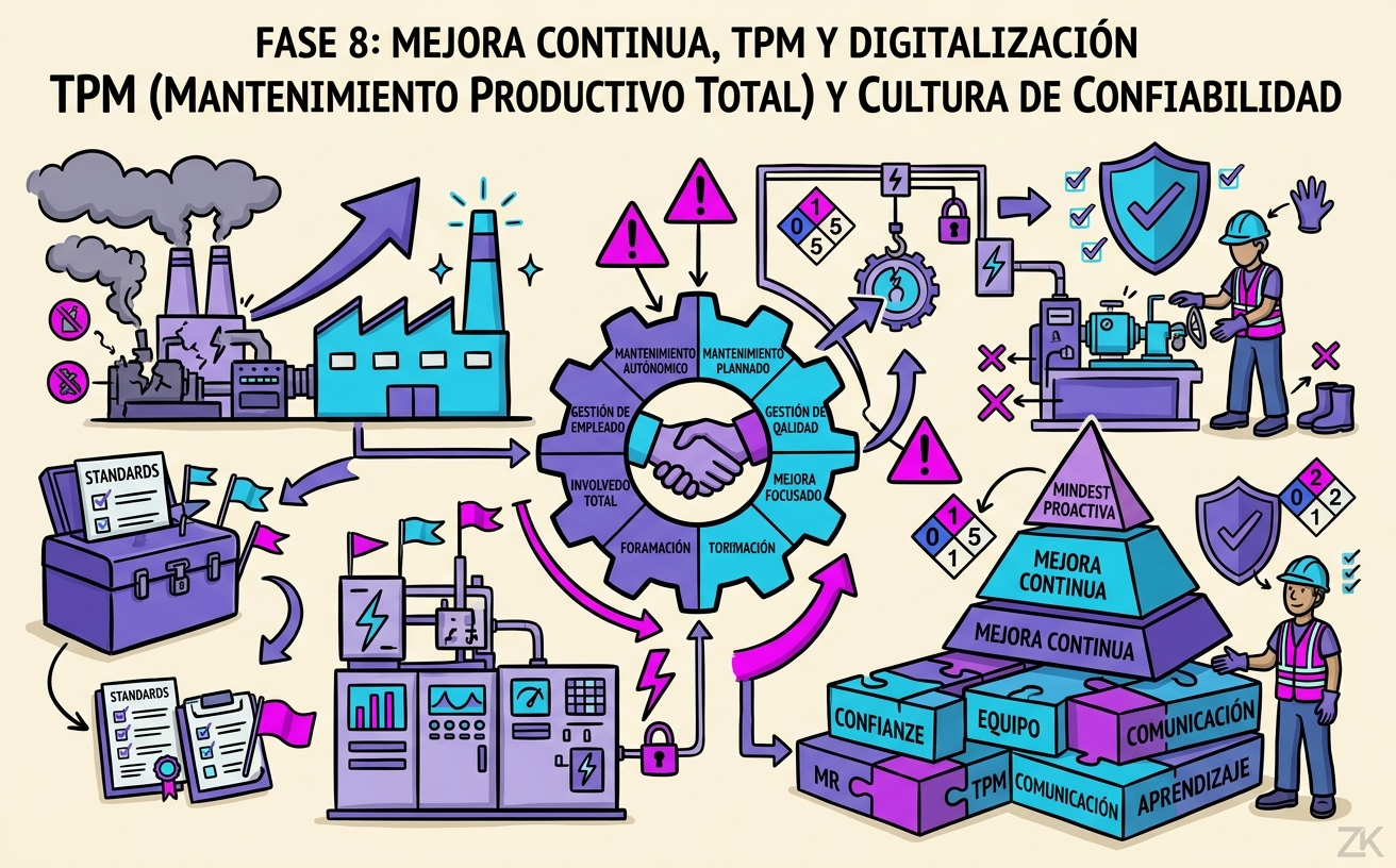 TPM (Mantenimiento Productivo Total) y Cultura de Confiabilidad