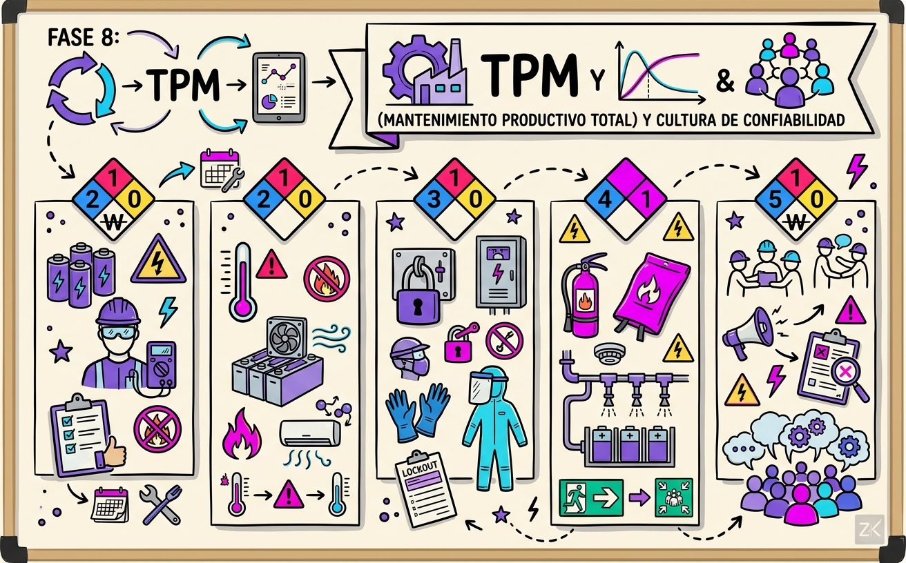 Resumen de la Lección: TPM (Mantenimiento Productivo Total) y Cultura de Confiabilidad