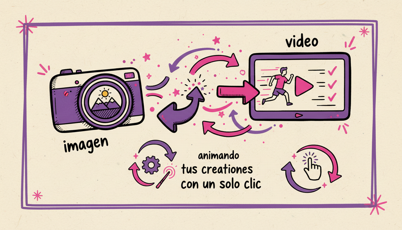 De imagen a video: animando tus creaciones con un solo clic