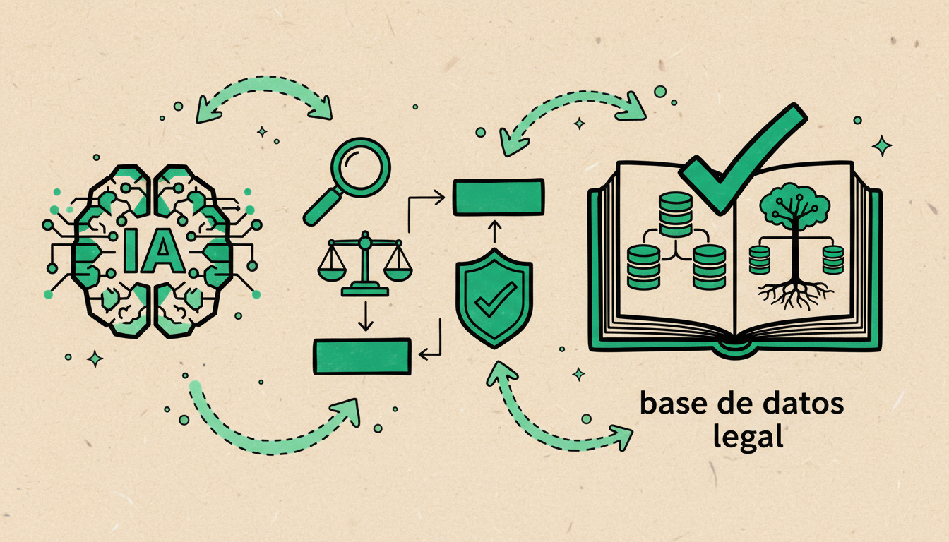 El workflow de verificación: de la IA a la base de datos legal