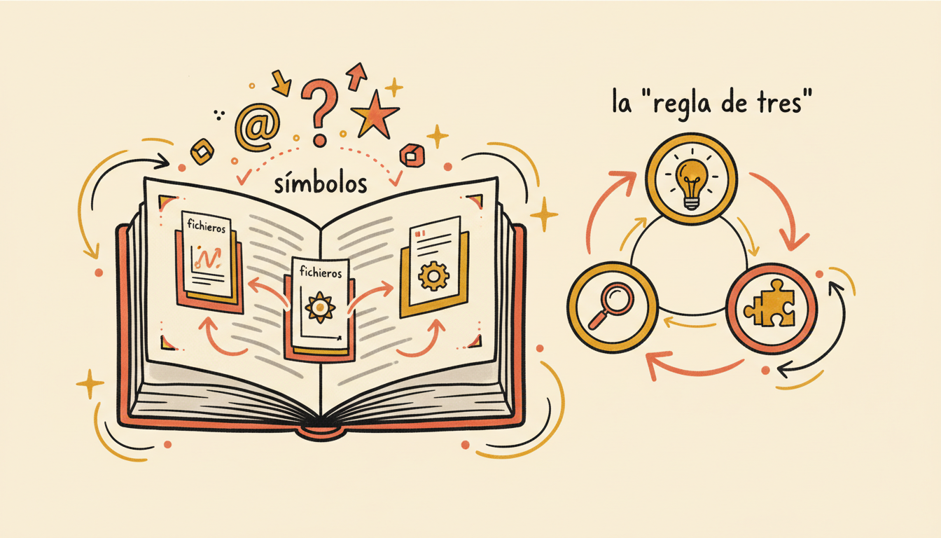 El arte del contexto: ficheros, símbolos y la 'regla de tres'