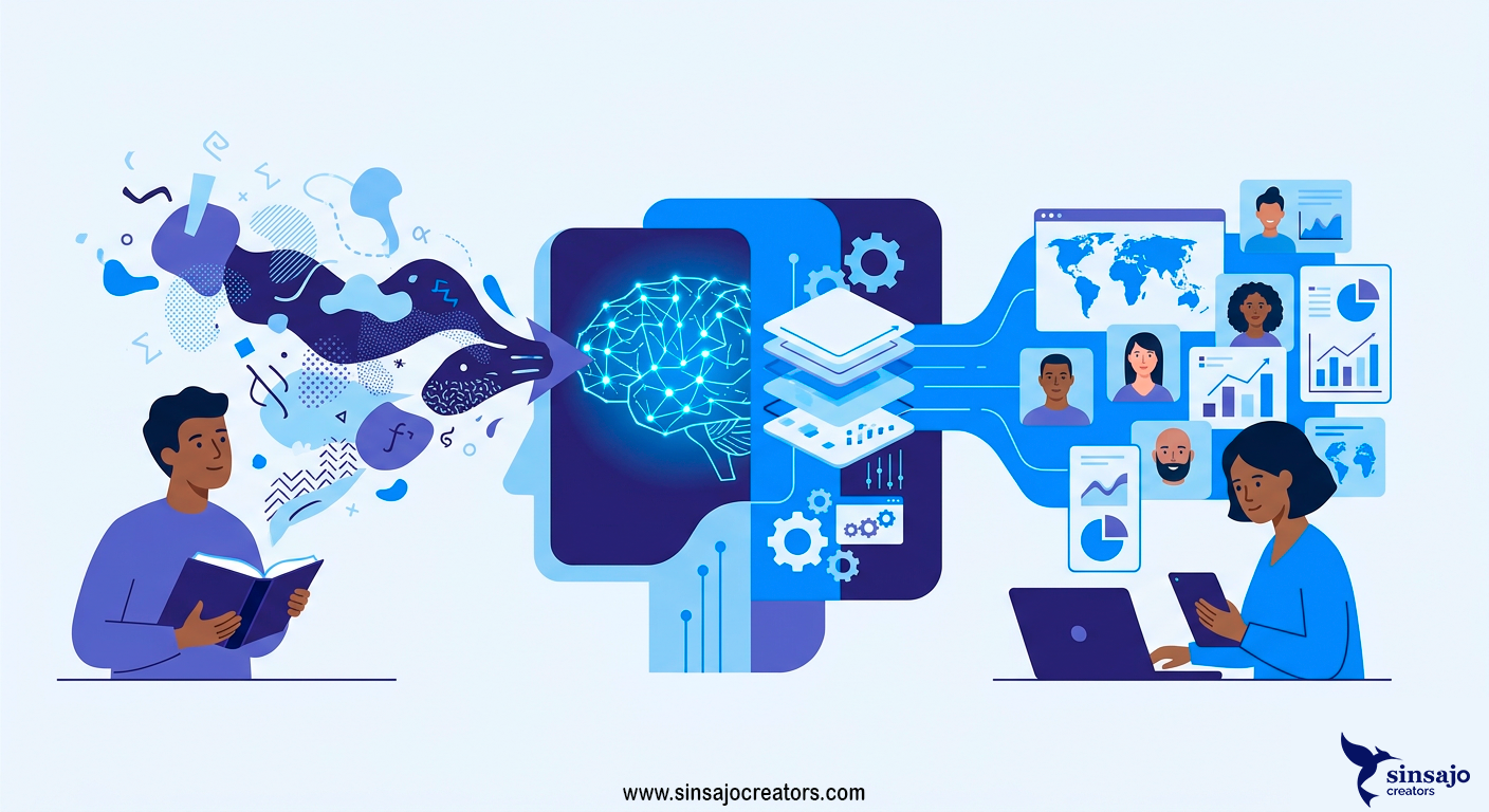 Ilustración sobre ¿Qué es la Inteligencia Artificial? en la lección Bienvenida al Mundo de la IA