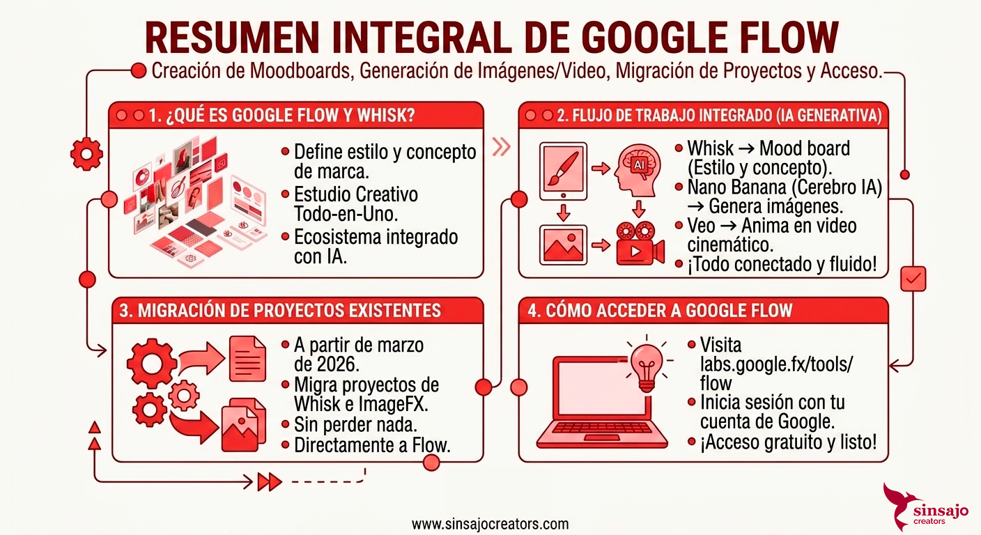 Resumen de la Lección: Google Flow: Tu Estudio Creativo Todo-en-Uno
