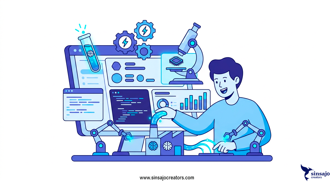 Ilustración sobre Tu laboratorio personal de IA en la lección Google AI Studio: Tu Laboratorio Gratuito