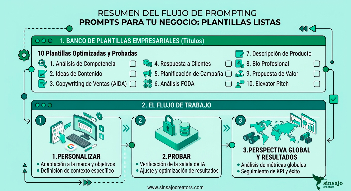 Resumen de la Lección: Prompts para tu Negocio: Plantillas Listas