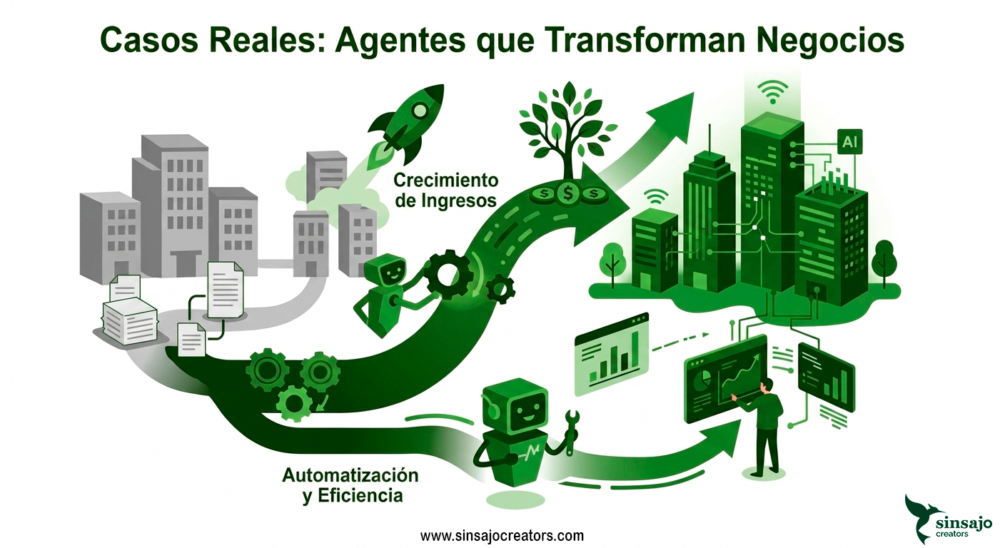 Casos Reales: Agentes que Transforman Negocios