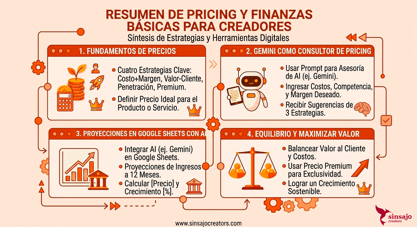 Resumen de la Lección: Pricing y Finanzas Básicas