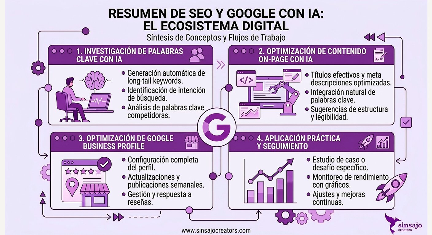 Resumen de la Lección: SEO y Google con IA