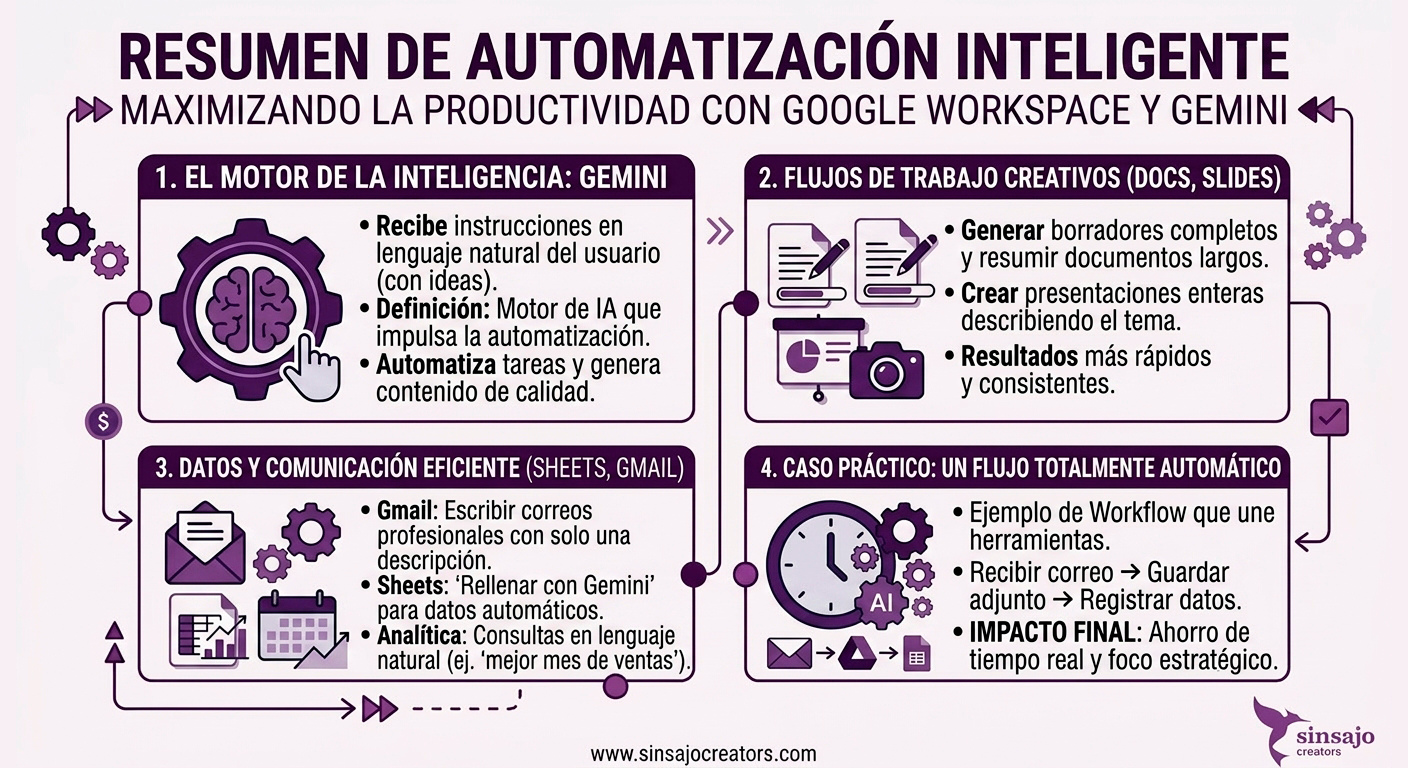 Resumen de la Lección: Google Workspace con Gemini: Automatiza tu Día a Día