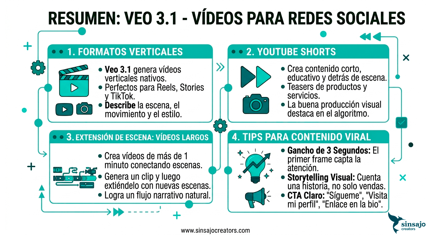 Resumen de la Lección: Videos para Redes Sociales