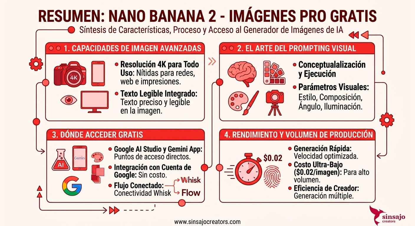Resumen de la Lección: Nano Banana 2: Imágenes Pro Gratis