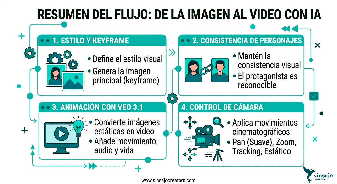 Resumen de la Lección: Flow: De la Imagen al Video Cinematográfico