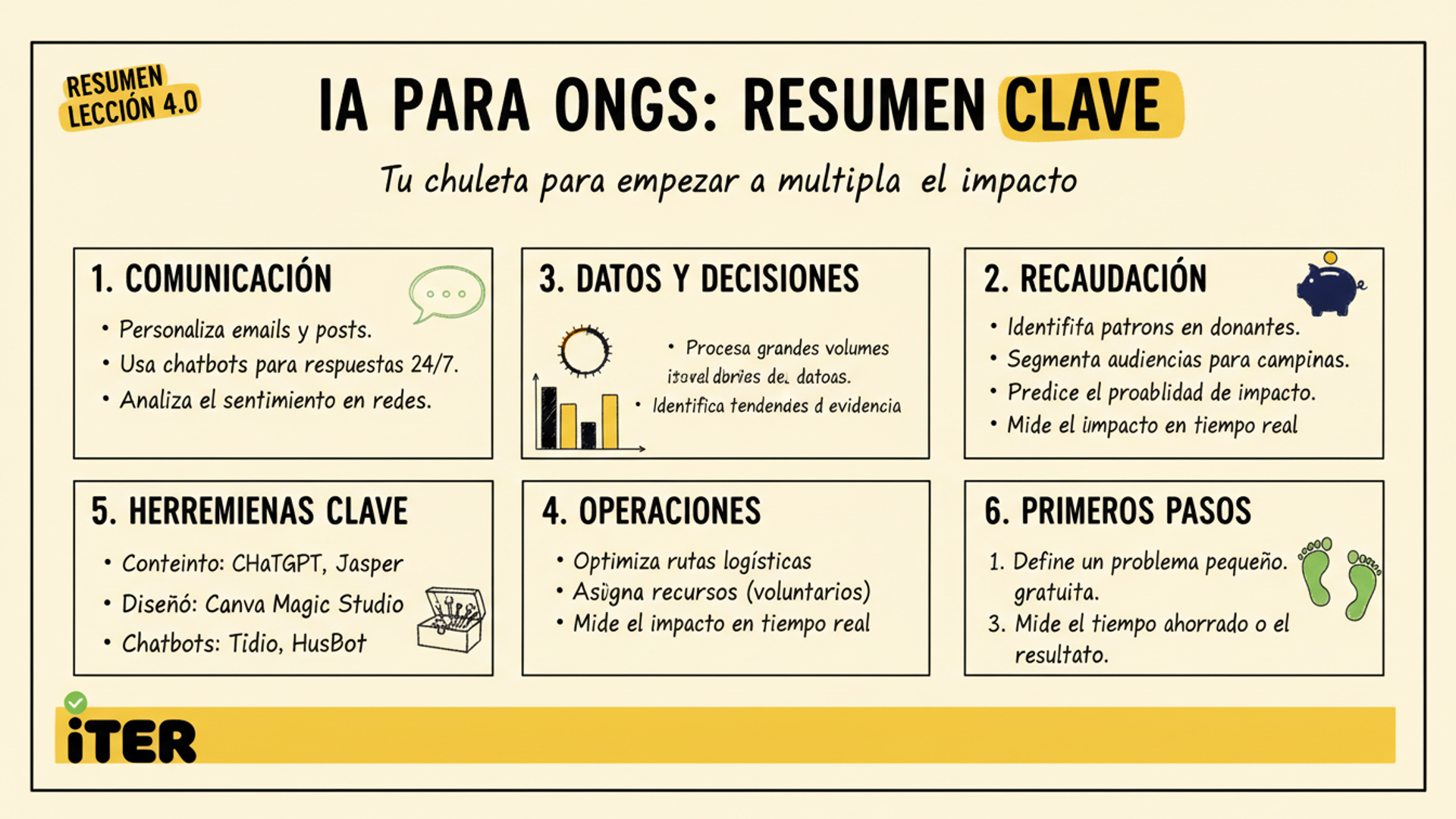 Resumen de la Lección: ONG que ya Usan IA: Casos Reales