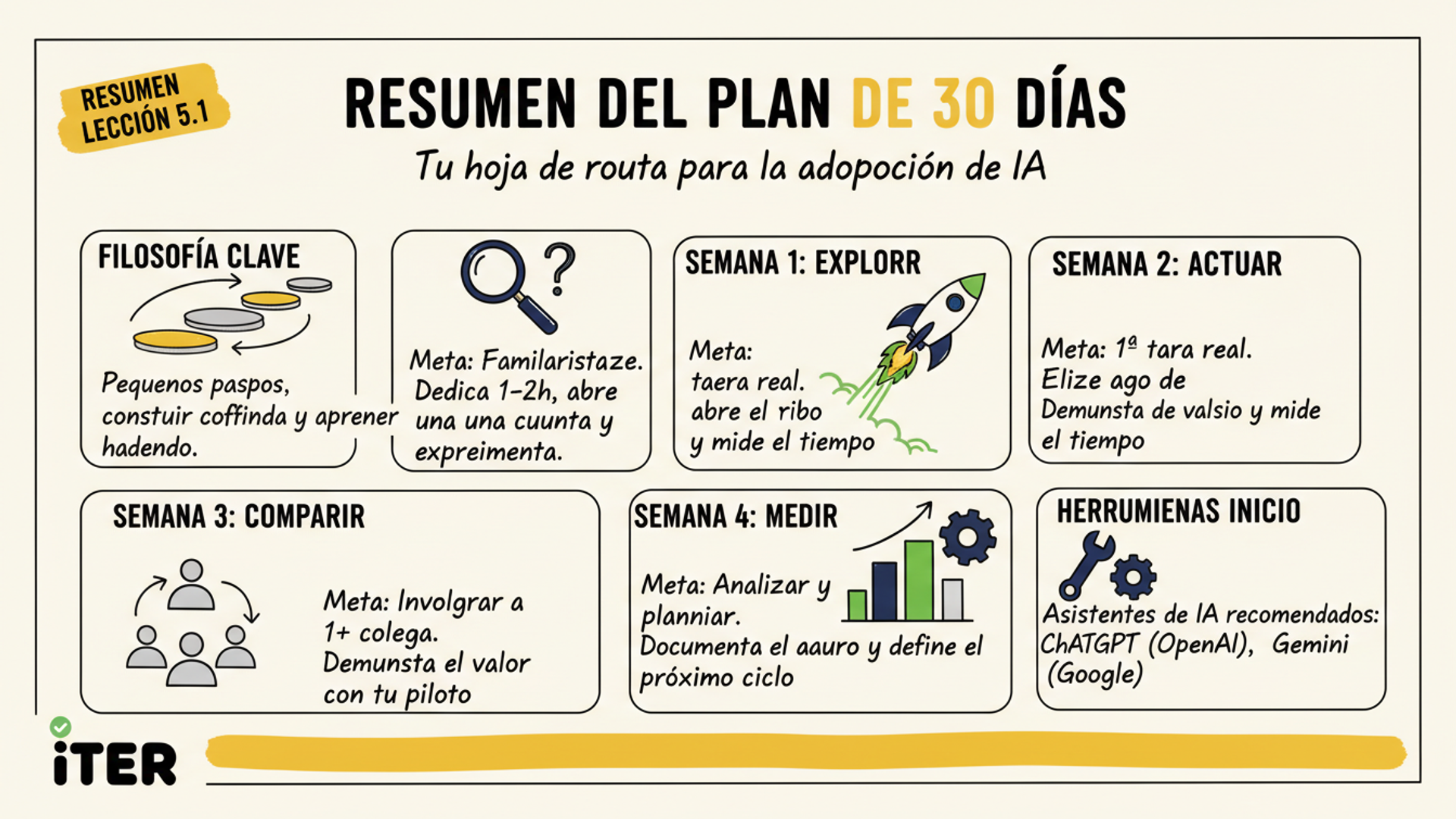 Resumen de la Lección: Plan de 30 Días para Empezar