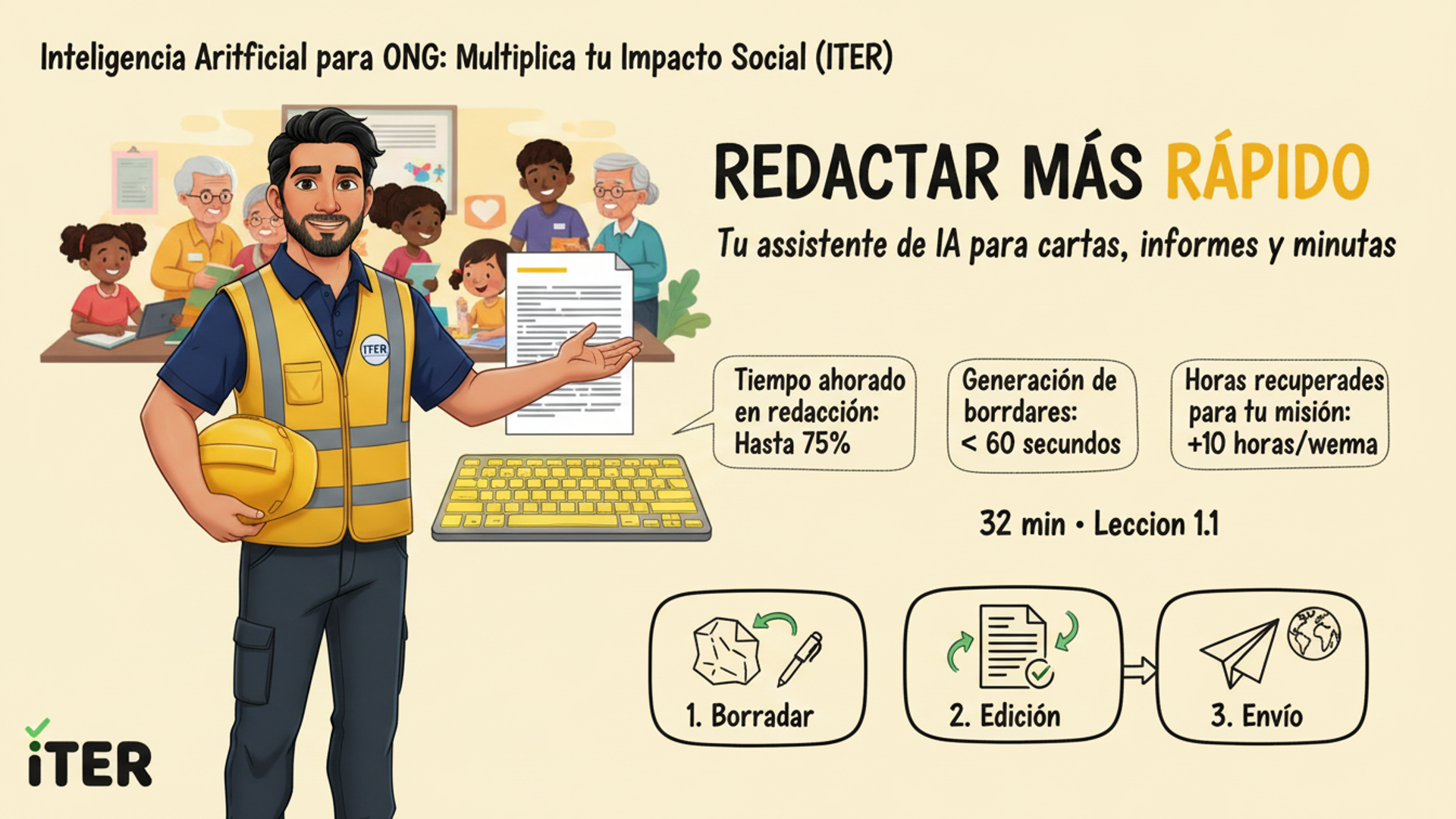 Redactar Más Rápido: Cartas, Informes y Minutas