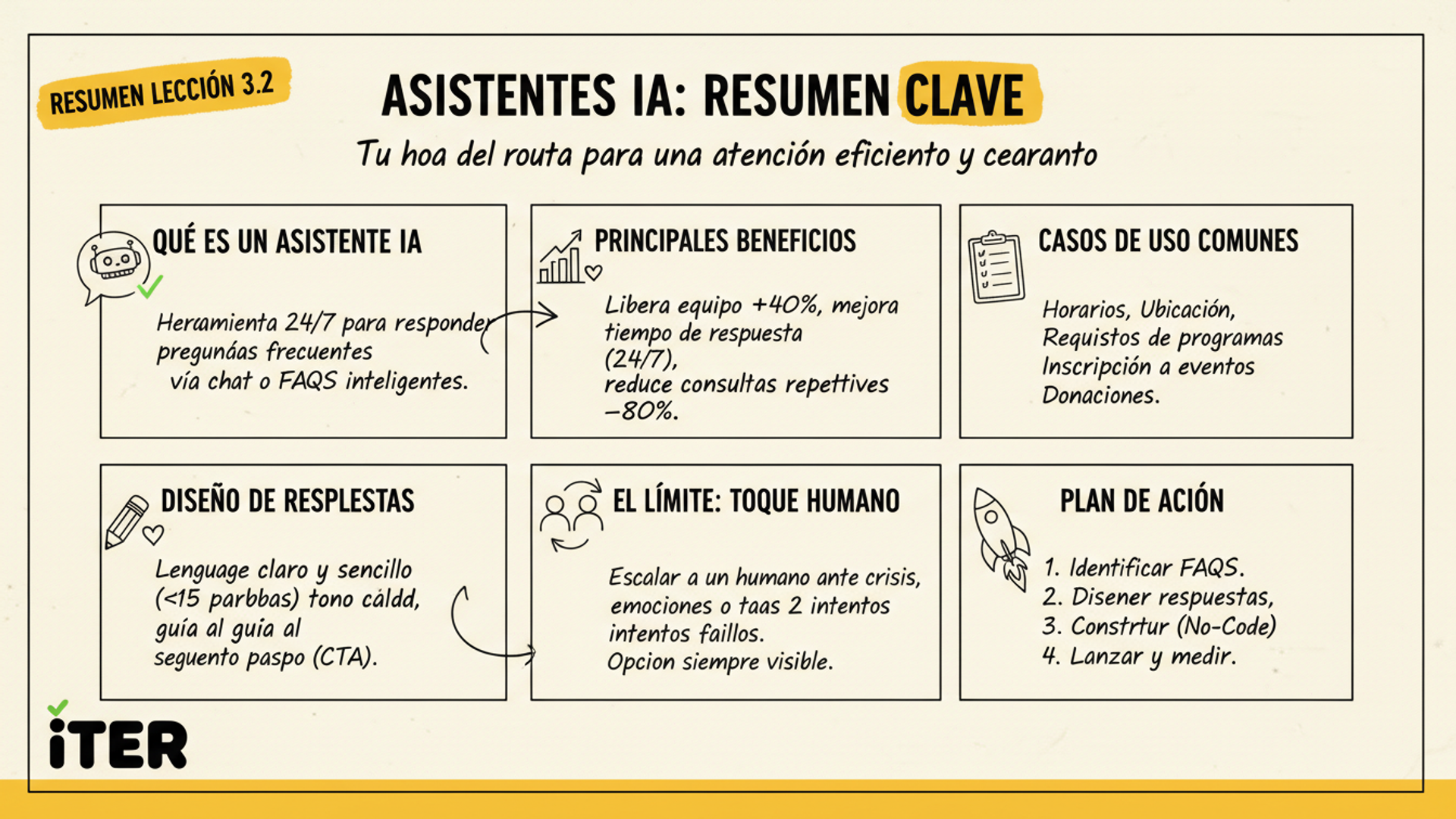 Resumen de la Lección: Atención a Beneficiarios con Asistentes