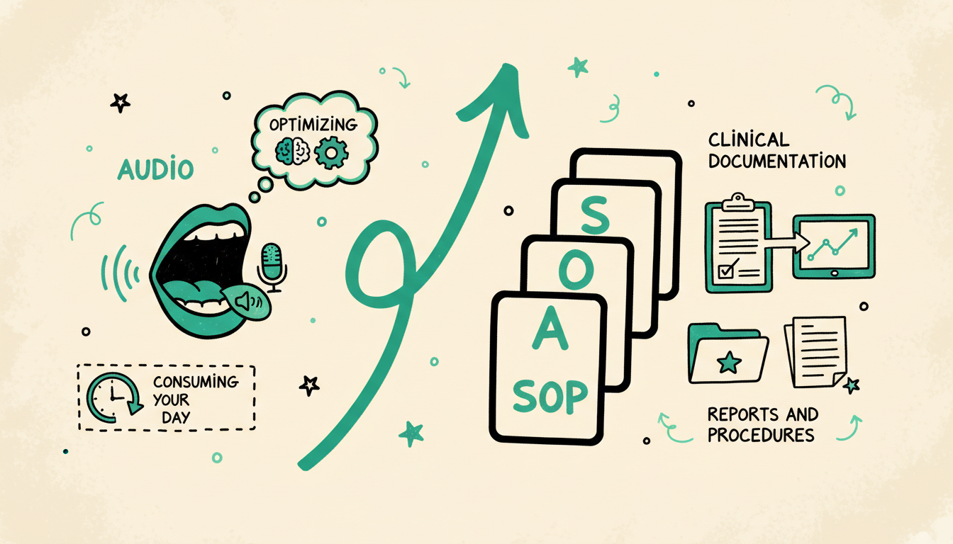 De audio a nota SOAP: optimizando la documentación clínica