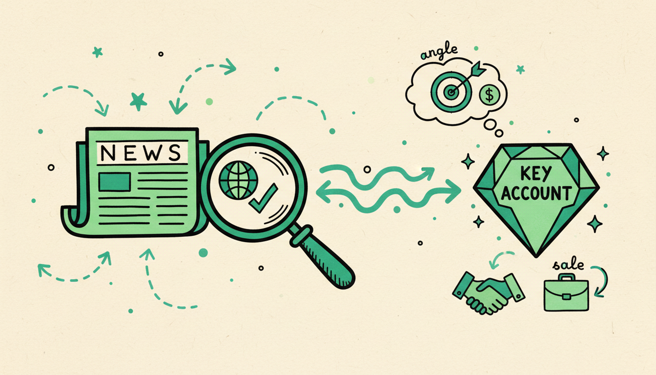 Investigación de cuentas clave: de la noticia al ángulo de venta
