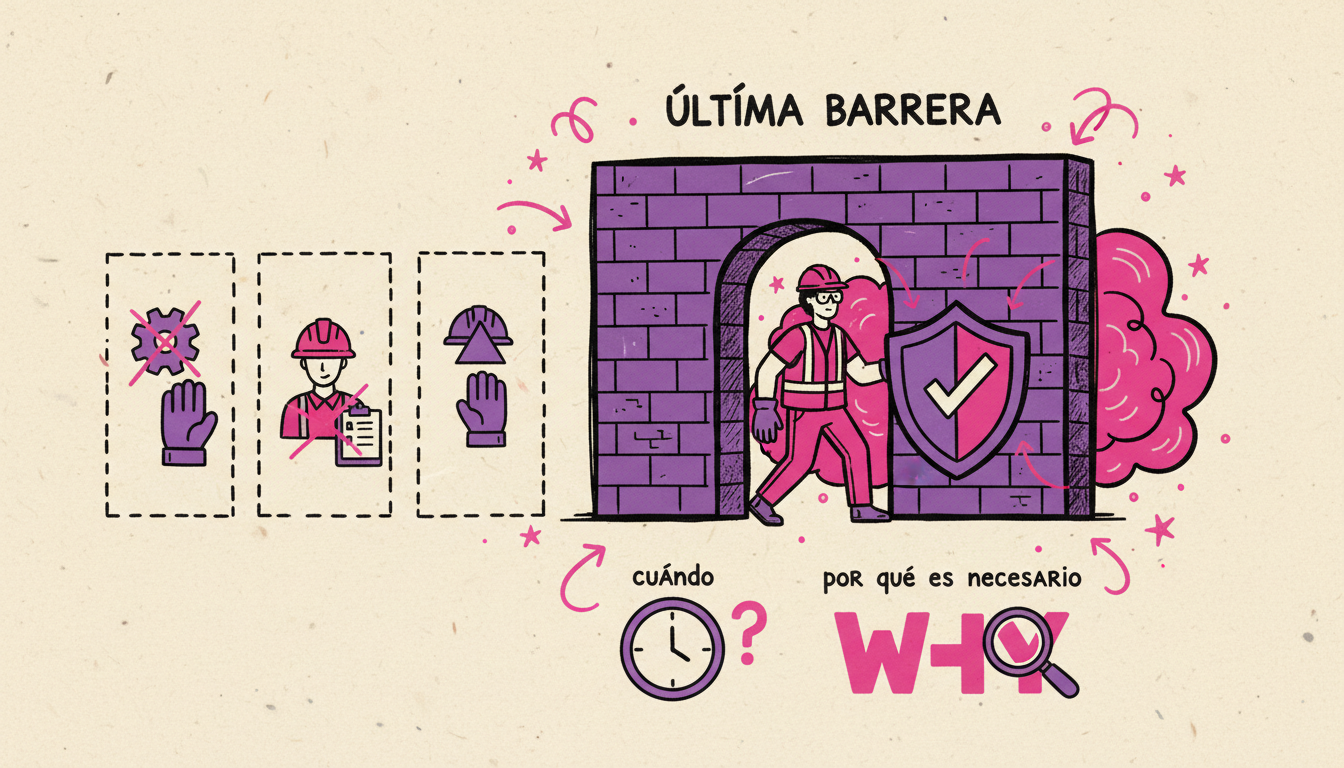 El EPP como última barrera: cuándo y por qué es necesario