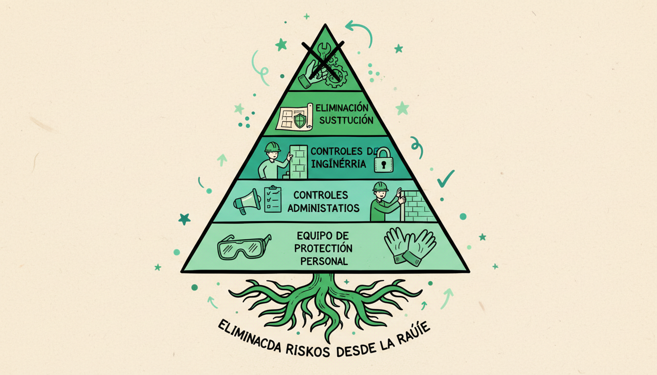 La Jerarquía de Controles: eliminando riesgos desde la raíz