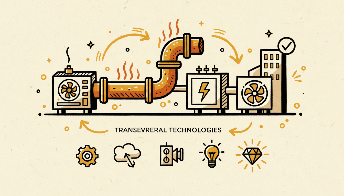 Aprovechamiento de calor residual y otras tecnologías transversales